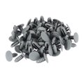 thumbnail image 1 of Unique Bargains 50 Pcs Plastic Rivet 7mm Hole Car Door Trim Panel Retainer Clip Gray, 1 of 4