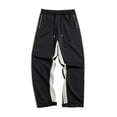 thumbnail image 5 of Casual Contrast Jogger Pants with Drawstring Elastic Waist for Everyday Comfort and Versatile Performance in Any Season, 5 of 5