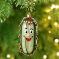 thumbnail image 4 of Amzcrzy Acrylic Cucumber Pendant Multi Functional Acrylic Decorative Christmas Tree Pendant Cute Mini Cucumber Christmas Pendant Holiday Decorations Hanging Decor Garden Decorations, 4 of 5