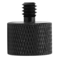 thumbnail image 2 of 5/8 Female To 1/4 Male Thread Adapter, Non Slip Clear Thread Mic Stand Thread Adapter Aluminium Alloy  Anodic Oxidation  For Microphone Stand Mount Black,Silver, 2 of 8