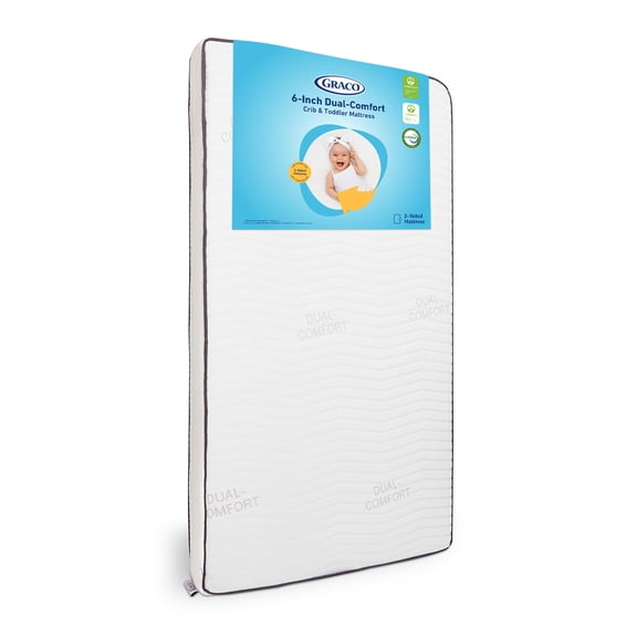 Matelas Double-Face 6" pour Lit de Bébé et Jeune Enfant Graco