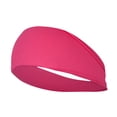 thumbnail image 1 of XASZHN Yoga Elastic Headbands for Women Workout Running Non Slip Hot Pink_005 One Size, 1 of 2