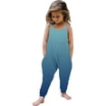 thumbnail image 1 of LSLJS Tout-Petit Girls Enfants Impression Jumpsuit Combinaison à Bretelles Summer Outfits Clothes, Girls' Jumpsuits & Rompers Summer Clothes, 1 of 5