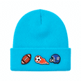 thumbnail image 2 of Kids Winter Beanies with Fun Mix&Match Swap Charms, 2 of 4
