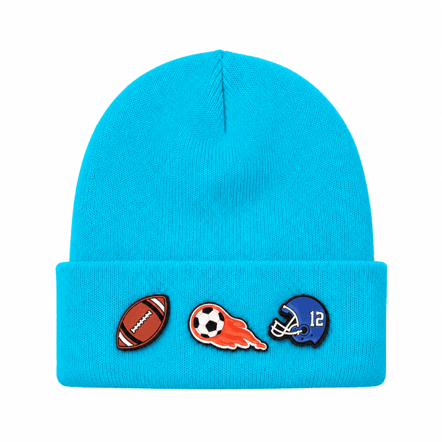 Charms Kids' Winter Beanie with Removable Mix-and-Match Charms