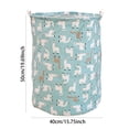 thumbnail image 2 of Hearth & Gear Patterned Linen Laundry Hamper Without Lid Large Open Top Stylish And Breathable Fabric For Bedroom Or Bathroom Easy And Durable Design Laundry Clean And Laundry Rolling Laundry with, 2 of 5