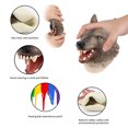 thumbnail image 4 of as show Realistic Wolf Hand Puppet Soft Rubber Toy For Kids Role Play, Stretchy Expressions, Safe And Odor-Free, 4 of 4