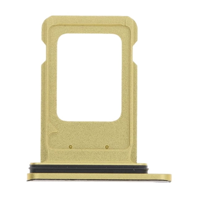 Esource Parts iPhone 11 Dual Sim Card Tray Replacement Yellow Compatible