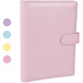 thumbnail image 2 of A5 Pu Leather Ring Binder Refillable 6 Round Ring Binder Cover Business Notebook Binder Notepad And Meeting Notebook Travel Writing Notebook Diary, 2 of 5
