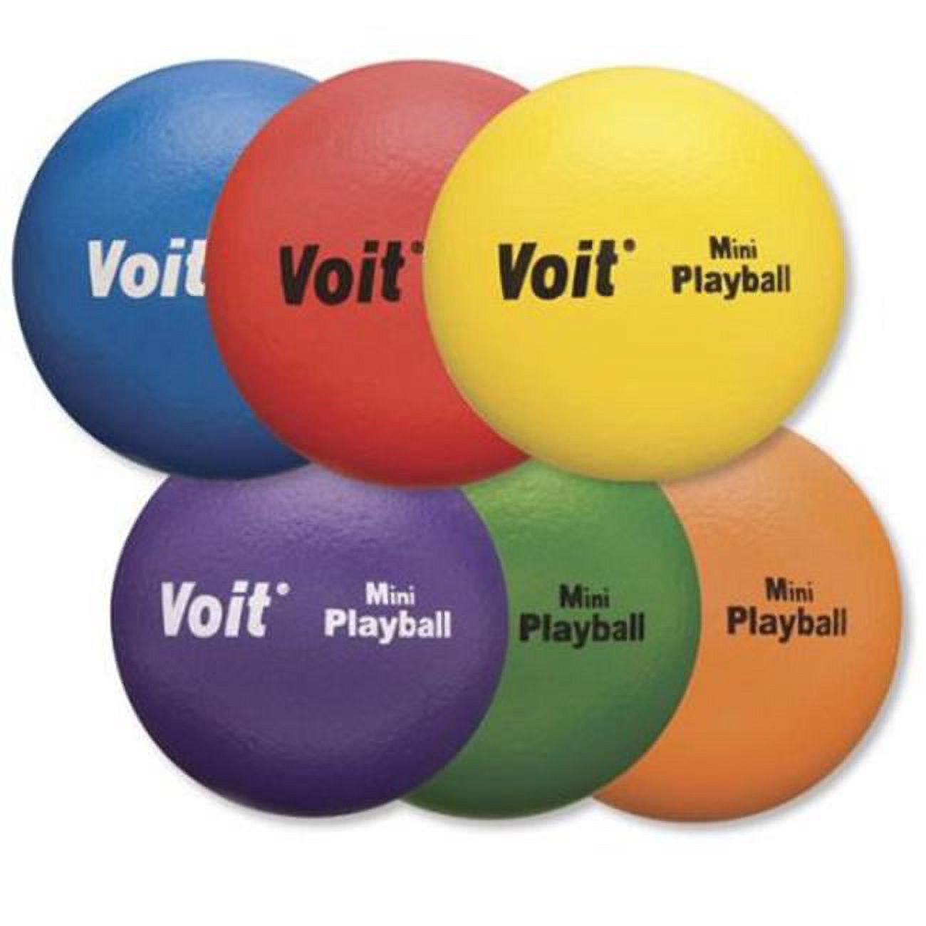 Voit VTMNPGYL Soft Tuff-Coated Foam Low-Bounce Ball, Yellow