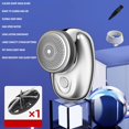 thumbnail image 1 of Electric Razor for Men,Mini Electric Shaver Easy To Wash All Over The Body Men's Electric Small Rechargeable Shaver Suitable For Family Car Travel Christmas Father's Day, 1 of 2