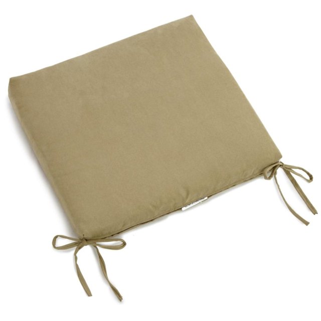 20-inch by 19-inch Solid Microsuede Chair Cushion