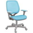 thumbnail image 1 of Vinsetto Mesh Office Chair, Small Computer Desk Chair, Space Saving, Blue, 1 of 10