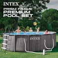 thumbnail image 1 of Ensemble de piscine premium Intex 18ft x 48in en bois gris prism, Âge : 6+, 1 of 8
