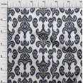 thumbnail image 2 of oneOone Silk Tabby Fabric Paisley & Floral Ikat Decor Fabric Printed BTY 42 Inch Wide, 2 of 4