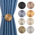 thumbnail image 3 of yingyy 1/2/3/5 2 Pieces Curtain Tieback Round Polyester Replacement Simple Style Household Kitchen Sunshade Drape Fixing Fastener Red 1 Pc, 3 of 6