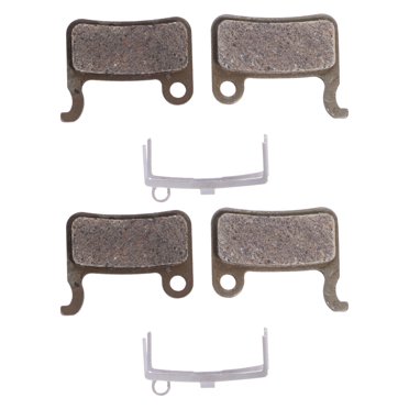 Miangastore 2 Sets Semi-metallic Brake Pads Replacement Metal Brake Pads for MTB