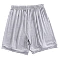 thumbnail image 1 of AherBiu Womens Summer Shorts Loose Fitting Elastic Waisted Comft Soft Shorts Oversized Sleeping Home Shorts, 1 of 2