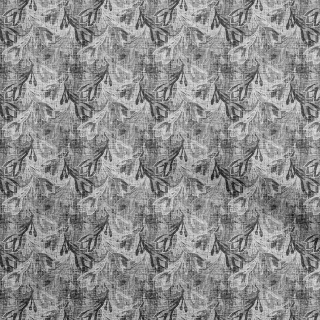 oneOone Rayonne Gris Tissu Texture Feuille Robe Tissu Tissu Imprimé par la Cour 56 Pouces de Large