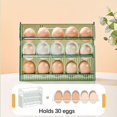 thumbnail image 4 of Auto Flip Egg Organizer  3-Tier Egg Holder Storage 30 Count  Egg Storage, 4 of 5