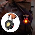 thumbnail image 1 of pitrice Portable COB Keychain Flashlight Torch Waterproof for Walking Indoor Fishing orange, 1 of 9
