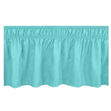 Wrap Around Bed Skirt Bed Skirt Wrap Around Elastic Ruffles with Elastic Belt