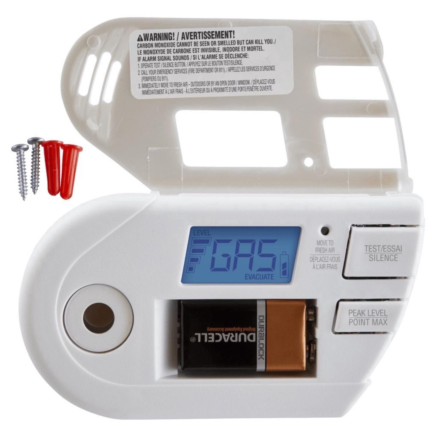 First Alert Combination Explosive Gas and Carbon Monoxide Alarm with Backlit Digital Display, GCO16NA