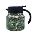 thumbnail image 1 of Glass&Bottle Floral Pattern Tea Pot with Built-In Infuser Stainless Steel Thermal Carafe for Hot Drinks Mini Coffee Pot with Lid Elegant Glass & Bottle Kitchen Accessory, 1 of 4