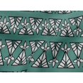 thumbnail image 4 of oneOone Viscose Jersey Fabric Floral & Triangle Block Print Fabric BTY 60 Inch Wide, 4 of 5