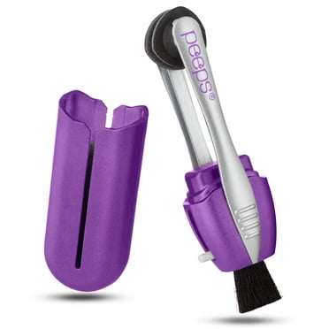 CarbonKlean Peeps Eyeglass Lens Cleaner - Efficient and Durable Carbon Microfiber Technology - Exclusively Used by NASA - 500 Uses, Soft Touch Lavender (2 Pack)