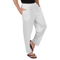 thumbnail image 2 of Inkmeso Solid Casual Bottom For Men's Lightweight Cotton Track Pants For Sleep/Workout Pajamas, 2 of 7
