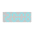 thumbnail image 2 of Xihbxyly Fresh White Face Alarm Clock Room Clock Style Student Alarm Clock Date Temperature Display Three Brightness Settings Adjustable Suitable for School Office Travel Supplies Savings, 2 of 7