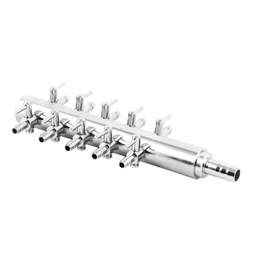 Unique Bargains Aquarium 10 Way Inline Manifold Air Flow Pump Tubing Splitter Control Valve