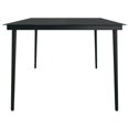 thumbnail image 5 of vidaXL 7 Piece Garden Dining Set Grey and Black, 5 of 5