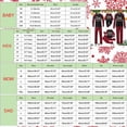 thumbnail image 3 of Pyjamas de Noël Assortis pour la Famille Noël en Famille 2024 Chandail à Manches Longues Imprimé de Noël Décontracté à Col Rond avec Capuchon pour Femmes Pyjamas de Noël pour Femmes Noir Maman Taille:L, 3 of 4