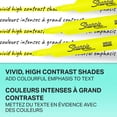 thumbnail image 4 of Surligneurs à réservoir Sharpie, pointe biseautée, jaune, 4 unités, 4 of 10