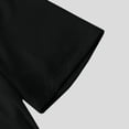 thumbnail image 4 of AherBiu Plus Size Men's T-Shirts Slim Fitted Stretch High Collar Tees Active Workout Gym T-Shirts, 4 of 9