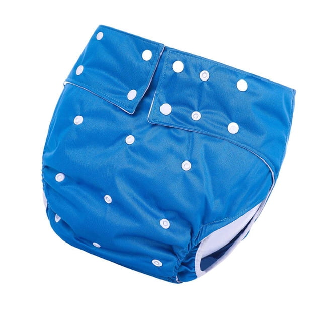 Culotte pour Incontinence Lavable pour Personnes Âgées, Anti-Odeurs, Réutilisable, Imperméable, Taille Unique, Grande Taille, Bleu