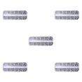 thumbnail image 1 of QualitChoice 1 Bag Glass Crystal Special-shaped Eye-catching Flat Bottom Easy to Paste Perfect Match Nail Rhinestones for Mobile Phone 310 White AB 5Set, 1 of 6