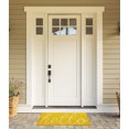 thumbnail image 2 of Design Imports CAMZ11738 18 x 30 Po. Tapis de Porte Jaune Bonjour, 2 of 2