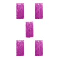 thumbnail image 3 of Decodeary Safe Foil Fringe Curtain Multiple Colors And Finger Tassels For Memorable Pink 3*1m 5Set, 3 of 4