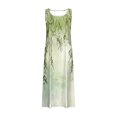 thumbnail image 5 of RKSTN Robes d'Été pour Femmes Décontractées Fluides Amples Grande Taille Robes avec Poches Mode Bohème à Imprimé Floral Sans Manches à Col Rond Robes Maxi, 5 of 5