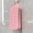 thumbnail image 2 of Silicone Body Scrubber Gentle Exfoliating Skin Shower Skin 2 in Skin Care Pink, 2 of 9