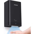 thumbnail image 1 of AIKE Compact Hand Dryer for Home Bathroom, Cover ABS Polycarbonate Design, 110V Black Model AK2822, 1 of 7
