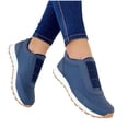 thumbnail image 4 of Qertyioot Espadrilles de Mode pour Femmes Liquidation Chaussures à Enfiler pour Femmes Confort Confortables pour la Marche Chaussures à Enfiler, 4 of 5