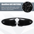 thumbnail image 4 of Unique Bargains Pair Car Rear View Driver Passenger Side Mirror Cover Cap Overlay Gloss Black for Kia Sorento 2016-2019, 4 of 6