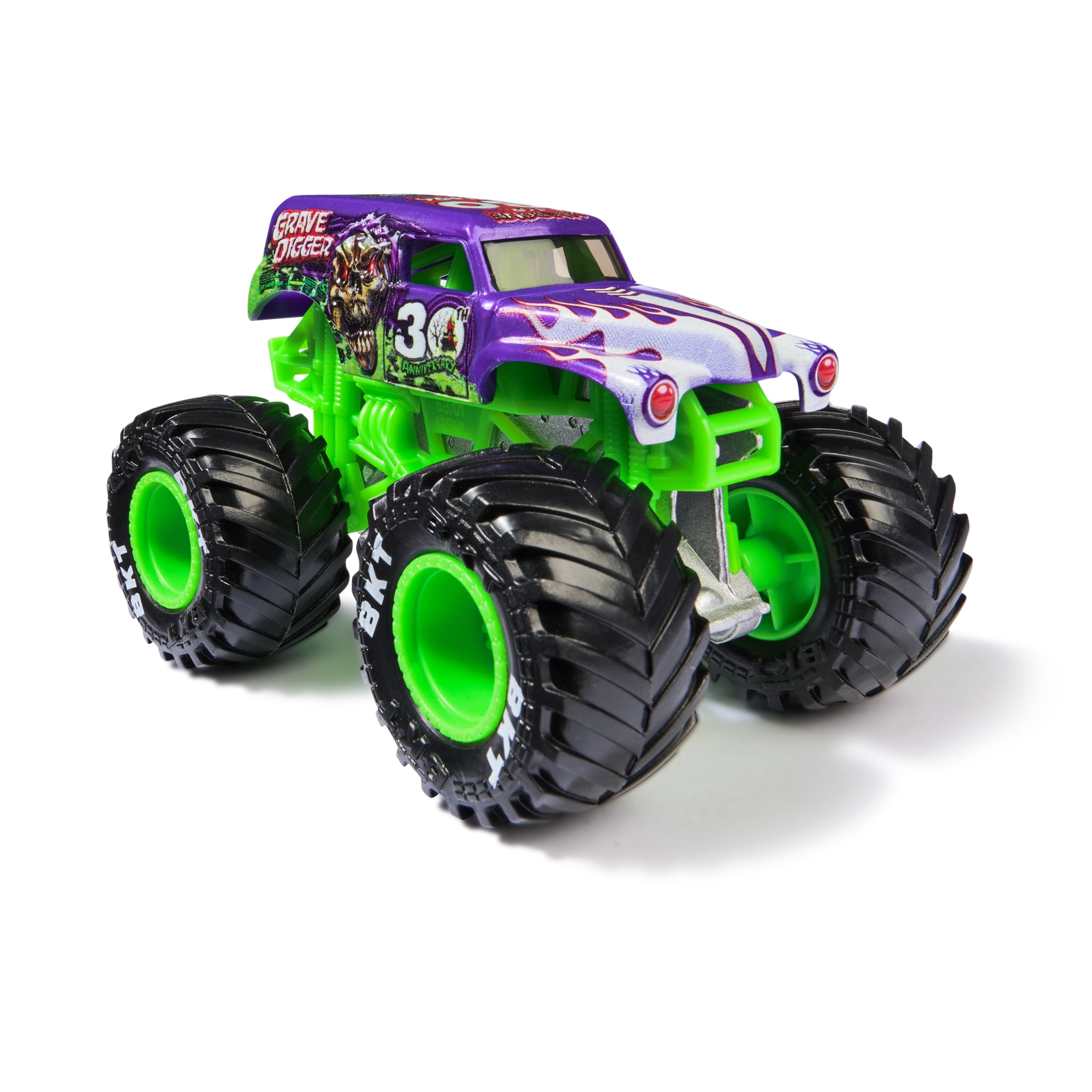 Monster Jam, Official Grave Digger Monster Truck, Die-Cast Vehicle, 1:64 Scale, Kids Toys for Boys Ages 3 and up