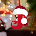 thumbnail image 5 of Fridja 26 Letters Christmas Tree Decoration Pendant, Christmas Tree Ornaments Personalized DIY Christmas Ornaments Christmas Decoration Xmas Tree Hanging Decor (J), 5 of 5