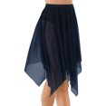 thumbnail image 1 of CHUANK Handkerchief Hem Mesh Wraps Ballet Classwear Dance Skirt Competition Performance Clothes with Elastic Waistband, 1 of 7