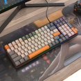 thumbnail image 4 of K3 Mechanical Keyboard 980 Games 100 Keys Hot-plug USB Wired Computer Keyboard with Backlight Shimmer Red Axis, 4 of 5